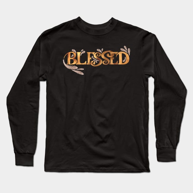 Blessed Long Sleeve T-Shirt by Olooriel